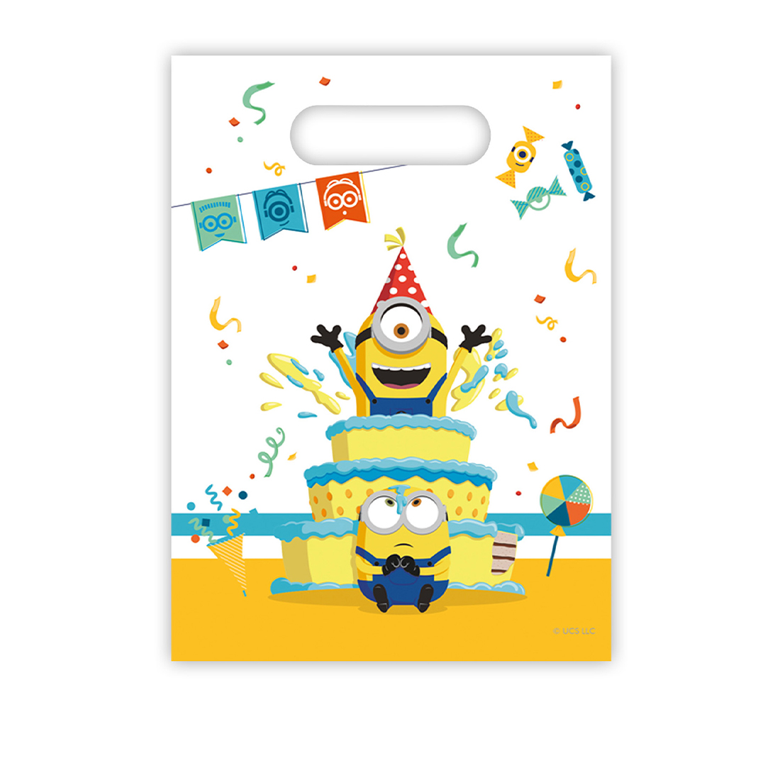 Plastic Uitdeelzakjes Minions - 6 stuks afbeelding