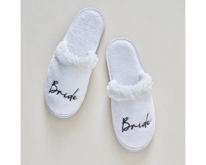 Pantoffels Bride Wit Ginger Ray afbeelding