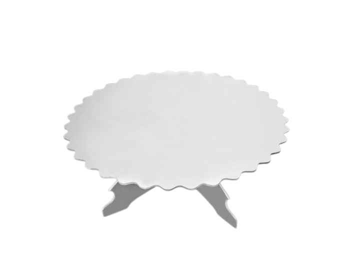 Taartdisplay Relief Zilver afbeelding