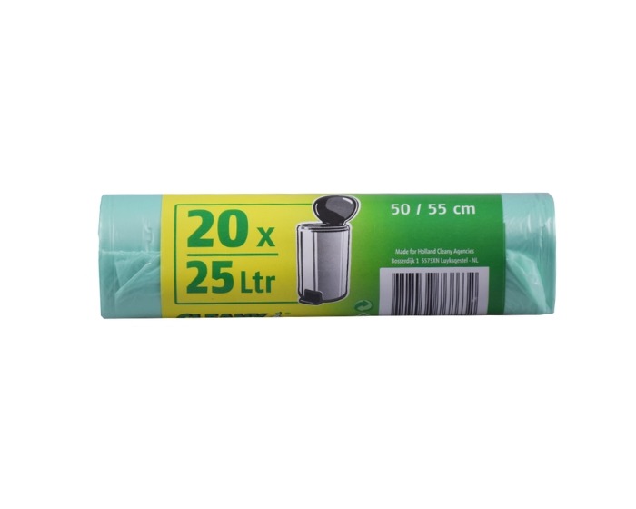 Pedaalemmerzakken Cleany - 25L - 20 stuks afbeelding