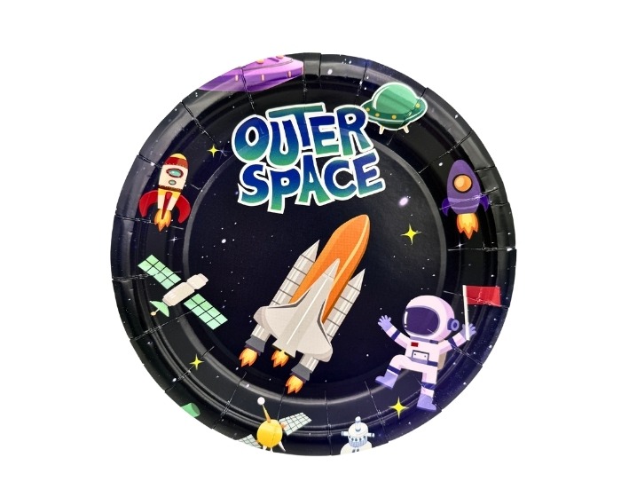 Bordjes - Space - 18cm - 8 stuks afbeelding