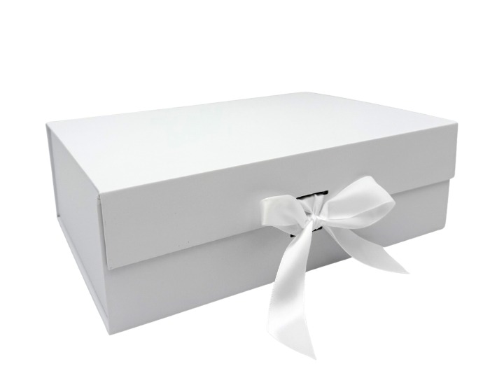 Luxe Cadeaudoos Groot Wit - 28,2x20,2x9,2cm afbeelding