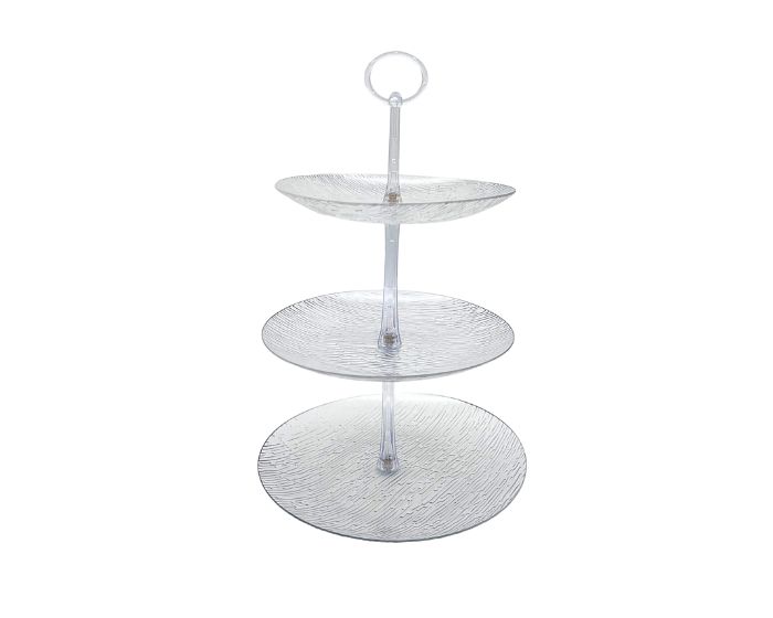 Etagere 3-laags Transparant afbeelding