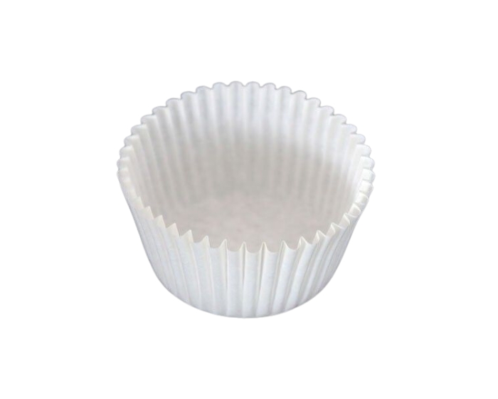 Cupcake Vorm WitØ11cm (100st) afbeelding