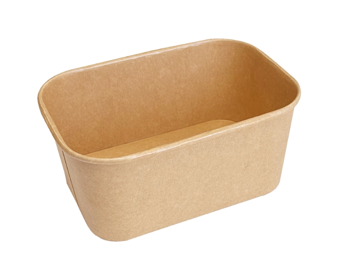 Maaltijdbak Karton Kraft - 1000ml - 50 stuks afbeelding