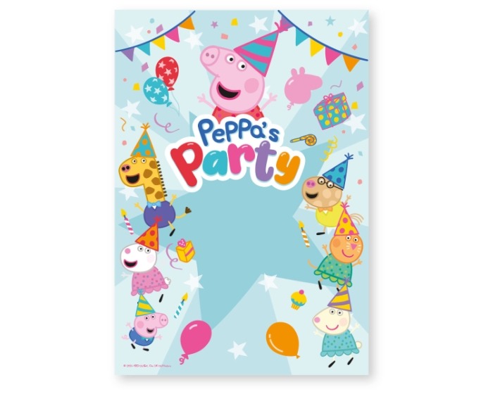 Backdrop Peppa Pig - 2x1,4m afbeelding