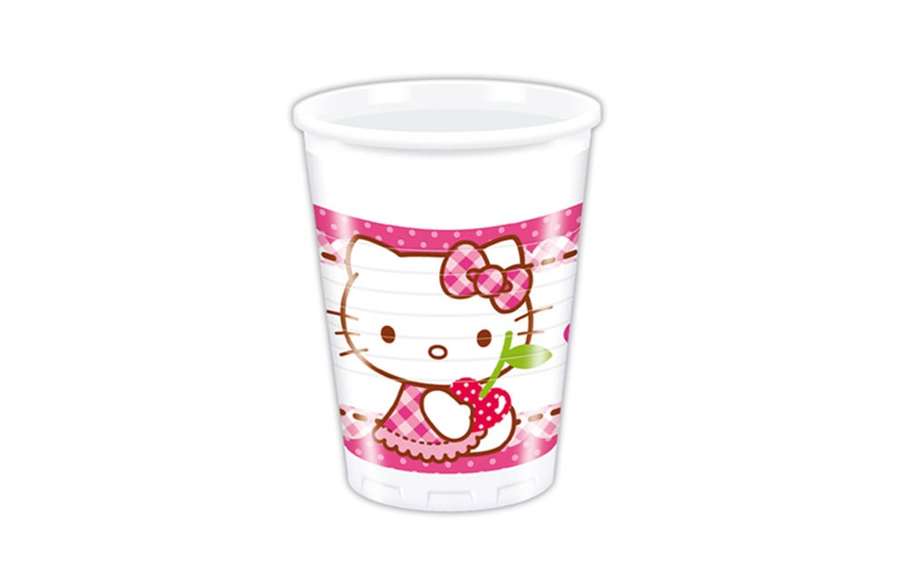 Bekers - Hello Kitty - 8 stuks afbeelding