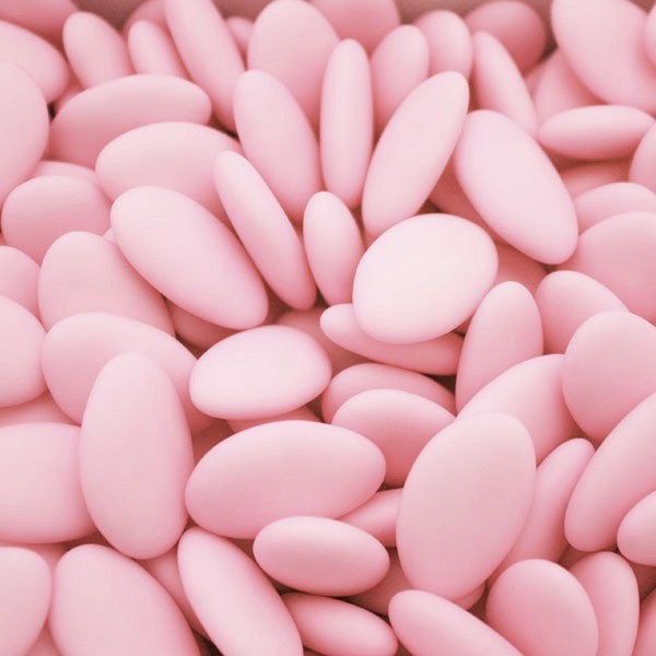 Chocolade Dragees Roze (900gr) afbeelding