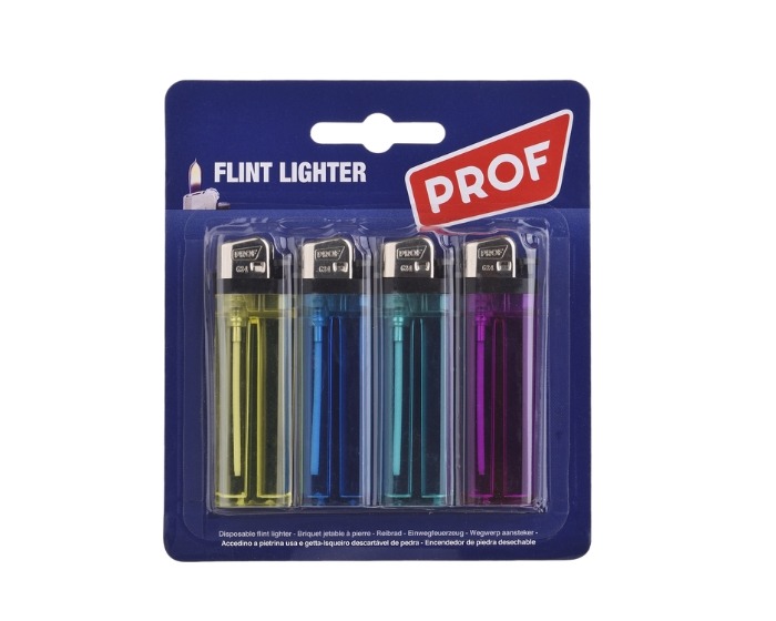Aansteker Transparant PROF - 4 stuks afbeelding