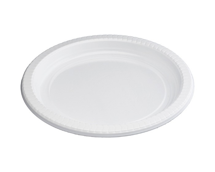 Plastic Borden Diep Wit - 22cm - 50 stuks afbeelding