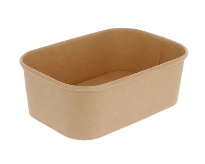 Maaltijdbak Karton Kraft - 750ml - 50 stuks afbeelding