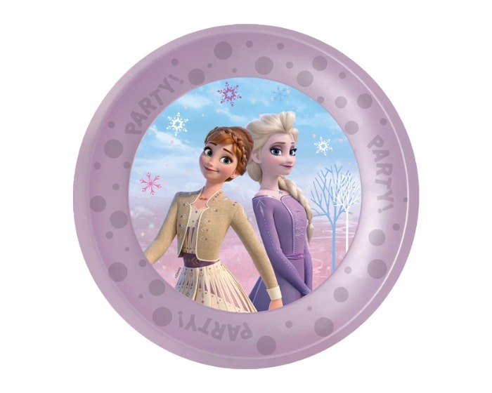 Herbruikbare Borden Frozen - 21cm - 4 stuks afbeelding