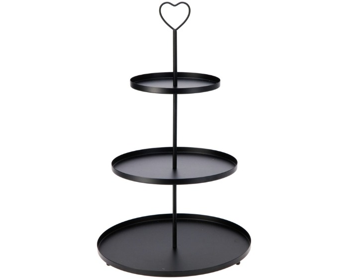 Etagere Zwart - 30x30x48cm afbeelding