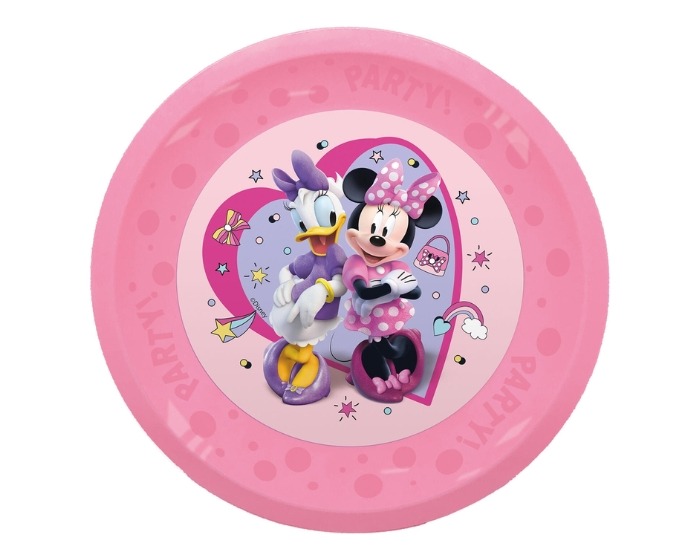 Herbruikbare Borden Minnie Mouse - 21cm - 4 stuks afbeelding