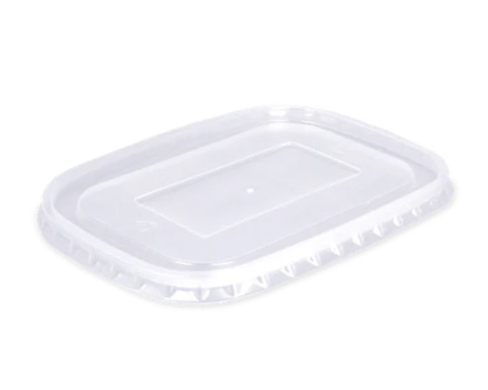 Transparante Deksel voor Kraft Bakken 750-1000ml - 50 stuks afbeelding