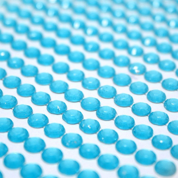 Strass Stickers Blauw (330st) afbeelding