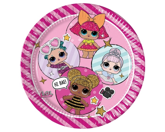 Borden - LOL Surprise - 23cm - 8 stuks afbeelding