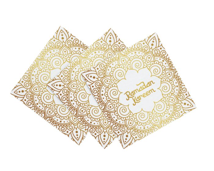 Servetten Ramadan Kareem - 33x33cm - 20 stuks afbeelding