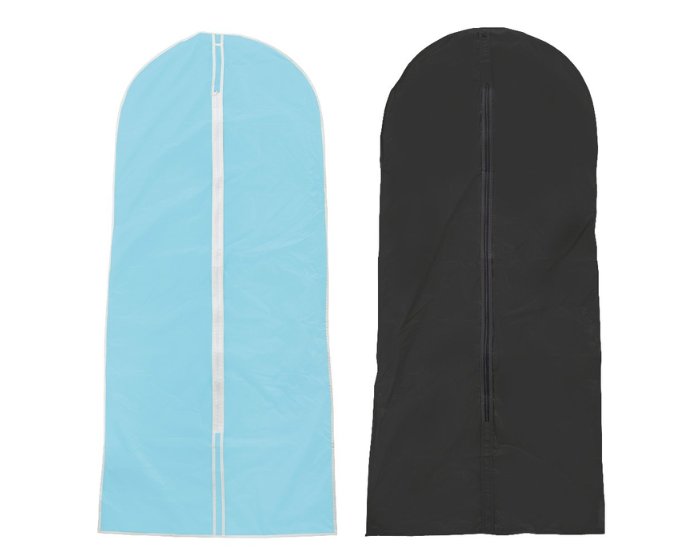 Kledinghoes met rits - Blauw of Zwart - 137x60cm afbeelding