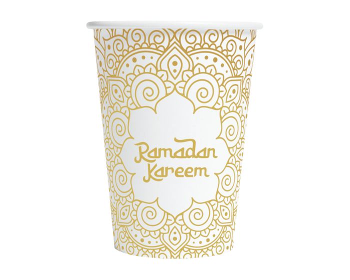 Bekers Ramadan Kareem - 210ml - 8 stuks afbeelding