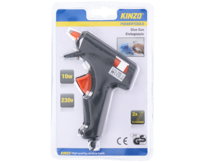 Lijmpistool Zwart Kinzo - 10W 230V afbeelding