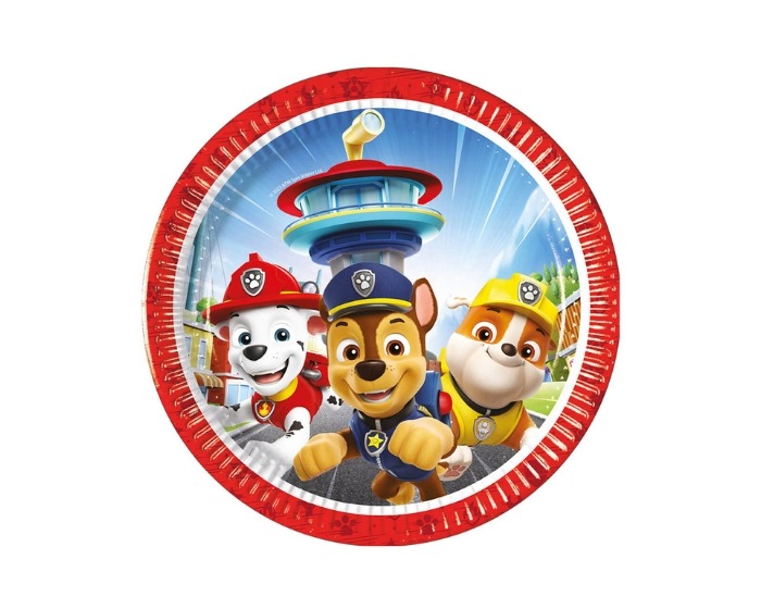 Bordjes - Paw Patrol - 20 cm - 8 stuks afbeelding