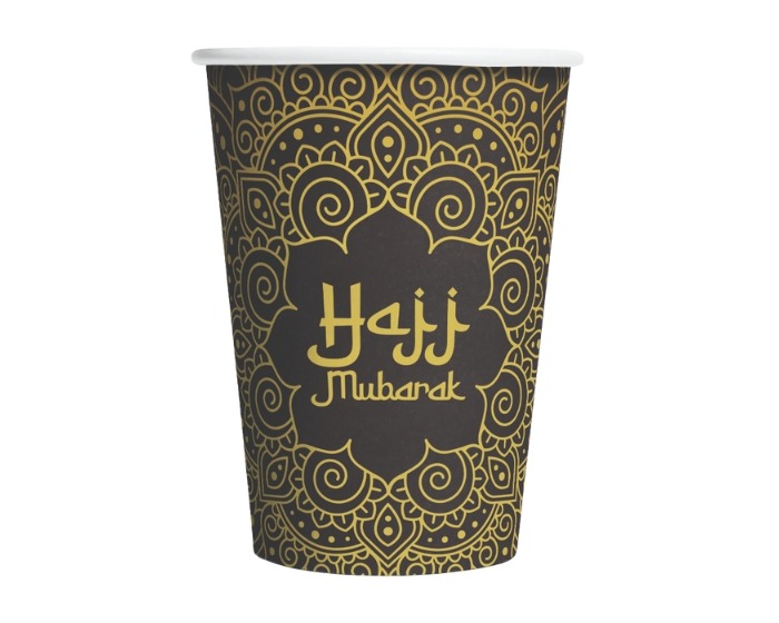 Bekers Hajj Mubarak - 210ml - 8 stuks afbeelding
