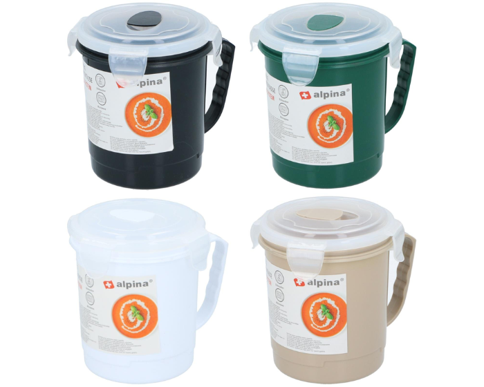Soepmok met deksel Alpina - 600ml afbeelding