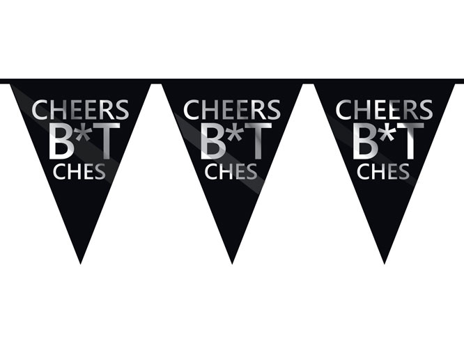 Vlaggenlijn'Cheers B*tches' afbeelding