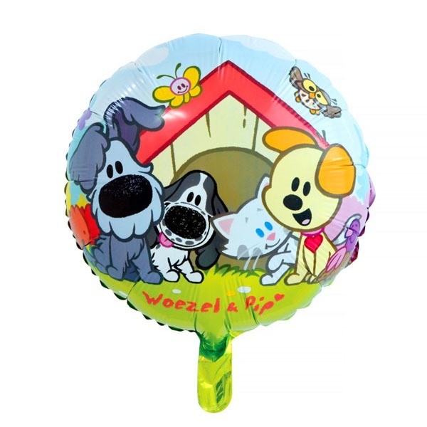 Folieballon Woezel en Pip afbeelding