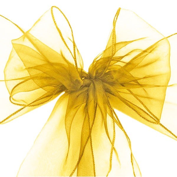 Stoel Sjerp Organza Goud afbeelding