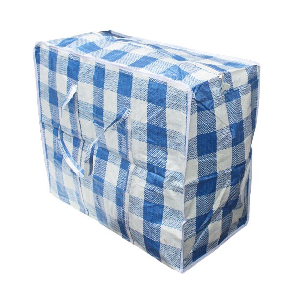 Big Shopper Geruit L Blauw afbeelding