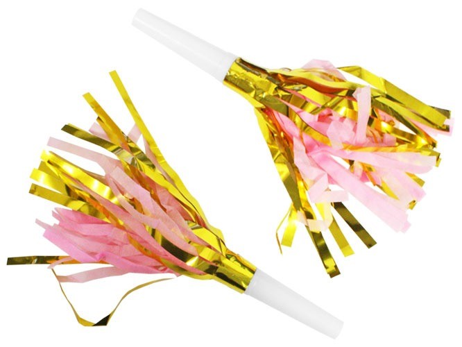Tassel Toeter Roze (6st) afbeelding