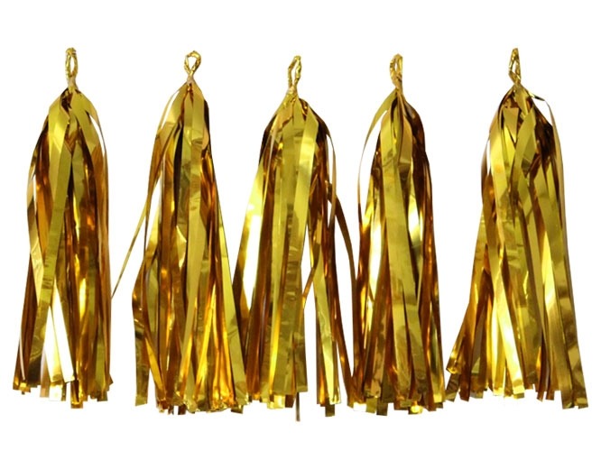 DIY Deco Tassel Goud (5st) afbeelding