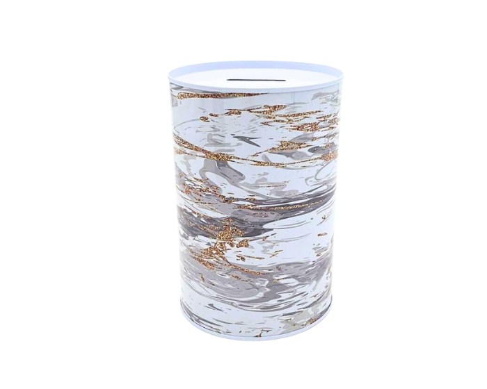 Spaarpot Marmer Grijs (10x15cm) afbeelding
