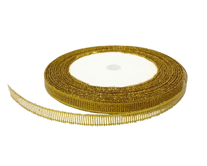 Cadeaulint Goud - 0,6cmx22,8m afbeelding