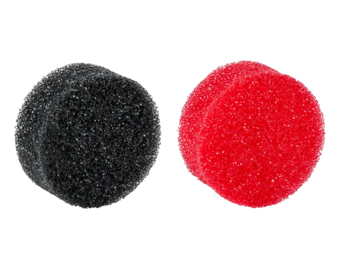 Schuurspons Zwart&Rood Dirt Devil - 2 stuks afbeelding