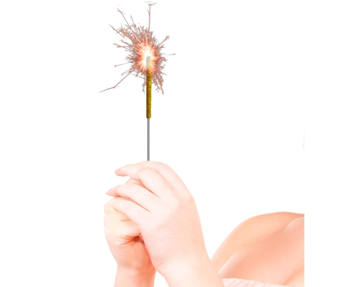 Sterretjes Goud 16cm (10st) afbeelding