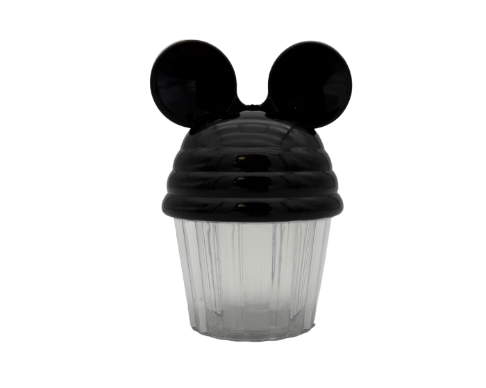 Cupcake Potjes met Zwarte Oren - 6 stuks afbeelding
