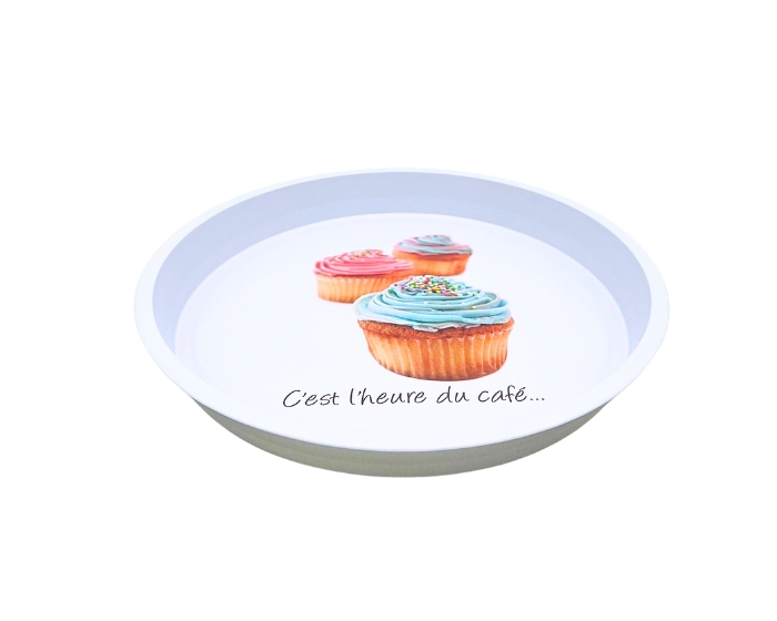 Dienblad Rond - Cupcake (33cm) afbeelding