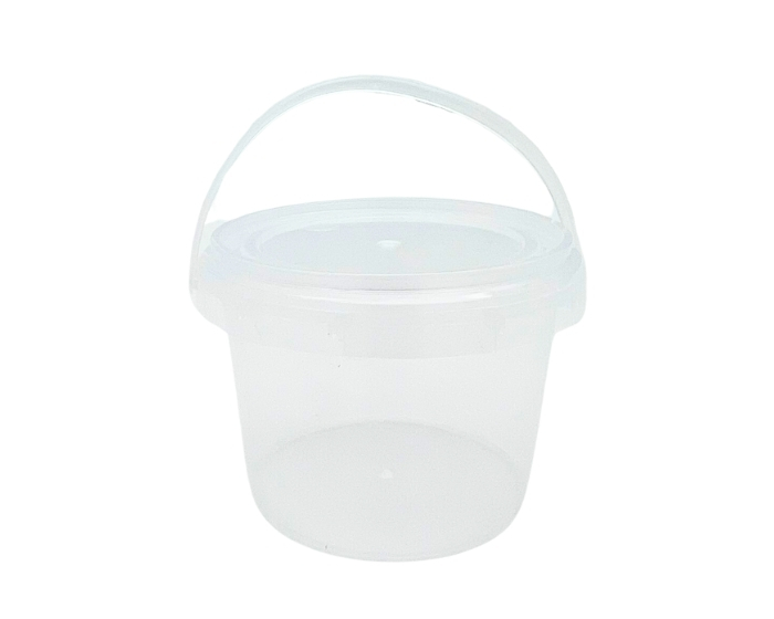 Emmertje Transparant met deksel 300ml (12st) afbeelding