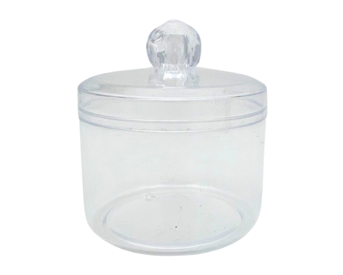 Bonbon Doosje Rond Transparant (12st) afbeelding