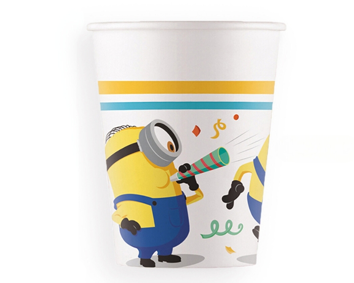 Bekers - Minions - 200ml - 8 stuks afbeelding