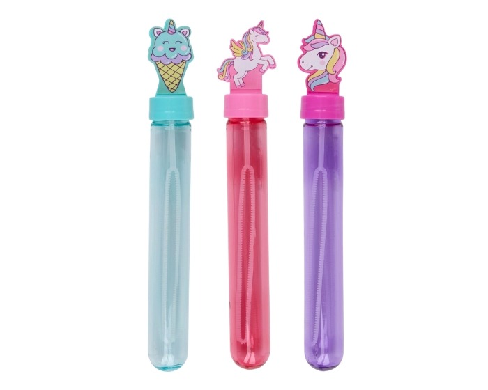 Bellenblaasstok Unicorn - 59ml - 3 stuks afbeelding