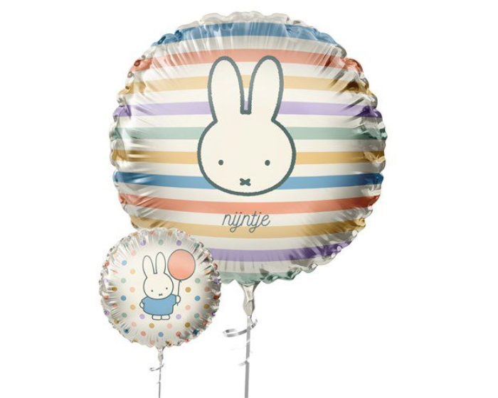 Folieballon Nijntje Pastel - 45cm afbeelding