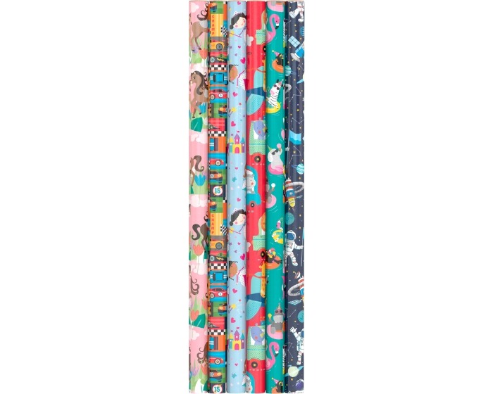 Cadeaupapier Kids - 70x200cm - 6 rollen afbeelding