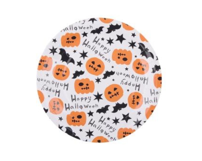 Borden Happy Halloween - 23cm - 6 stuks afbeelding