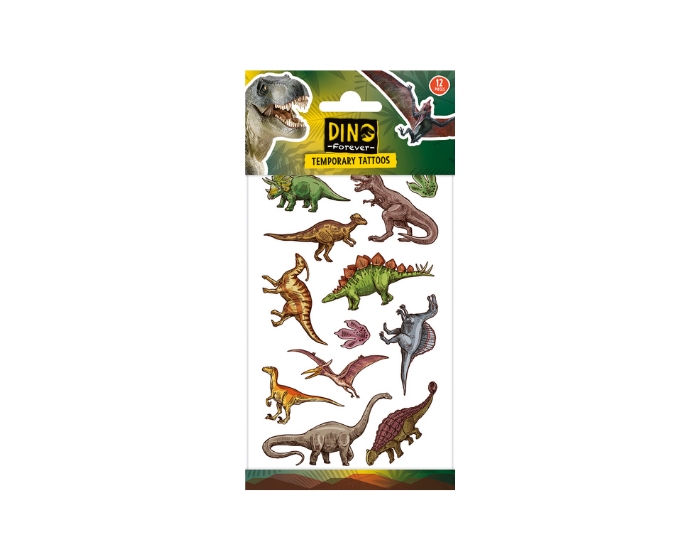 Tattoos Dinosaurus (12dlg) afbeelding