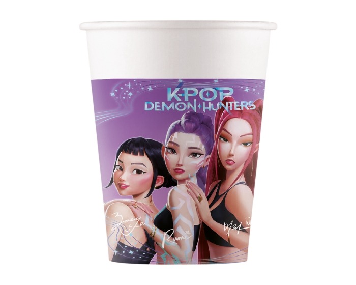Bekers KPop Demon Hunters - 200ml - 8 stuks afbeelding