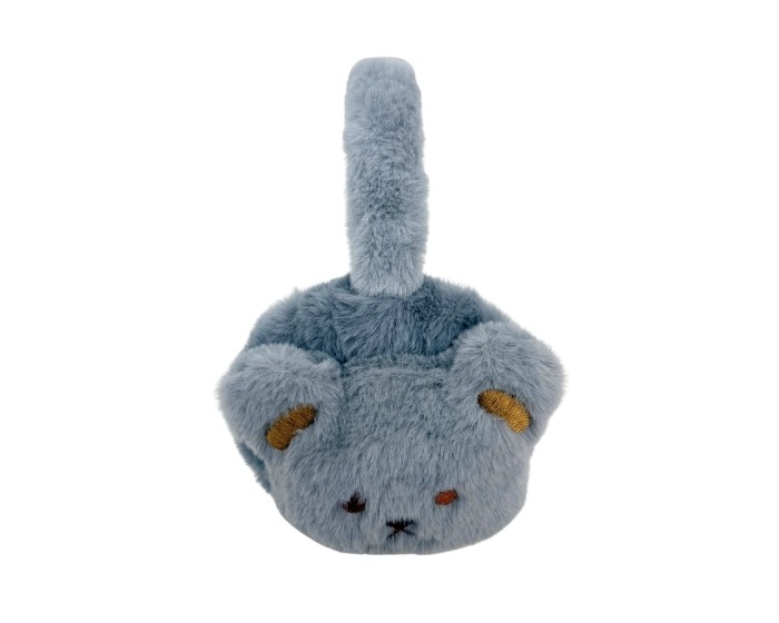 Beer Oorwarmer voor kinderen - Blauw afbeelding
